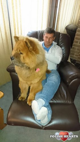 My chow and I